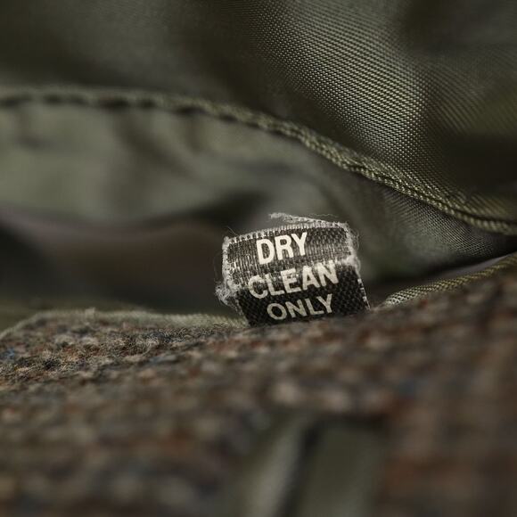 Imperial by Haggar Sport Coat Mens 42L Gray Check Wool Tweed Jacket Blazer Vtg - Picture 15 of 15